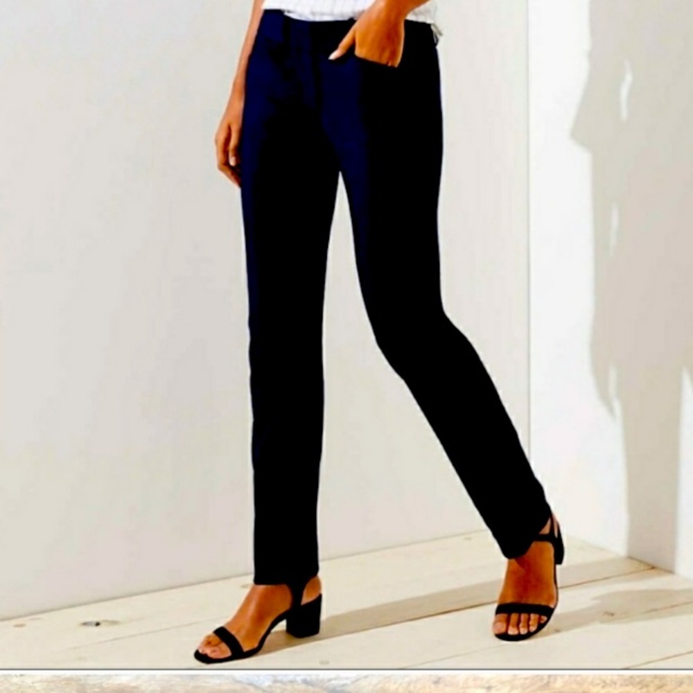 Ann Taylor Loft Marisa Straight Leg Pants NWOT - Picture 1 of 10